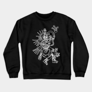 Aztec Quetzalcoatl Drawing Crewneck Sweatshirt